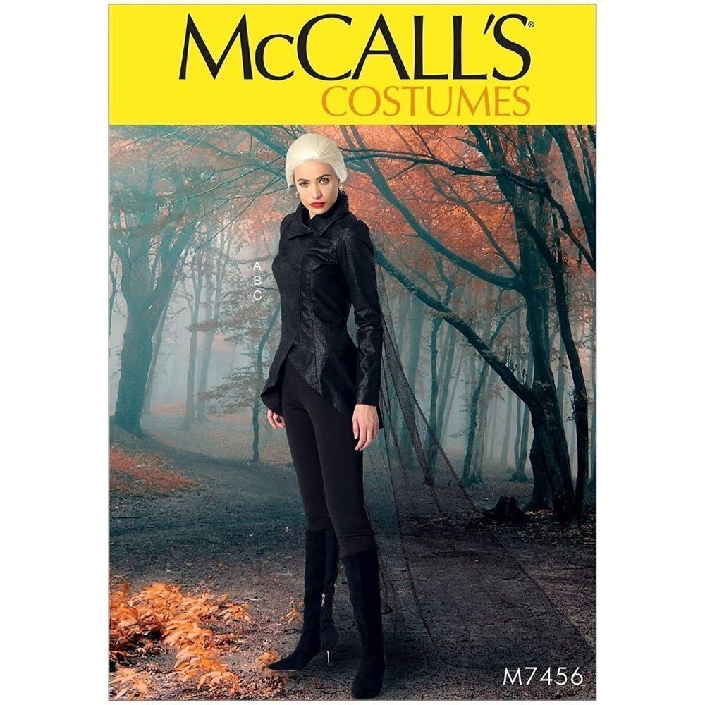 McCall's Sewing Pattern 7456 Misses Cosplay Jacket Stirrup Leggings Cape‎ 14-22